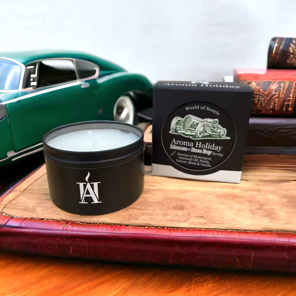 gifts for him idea Monaco Race day candle perfect present for husband